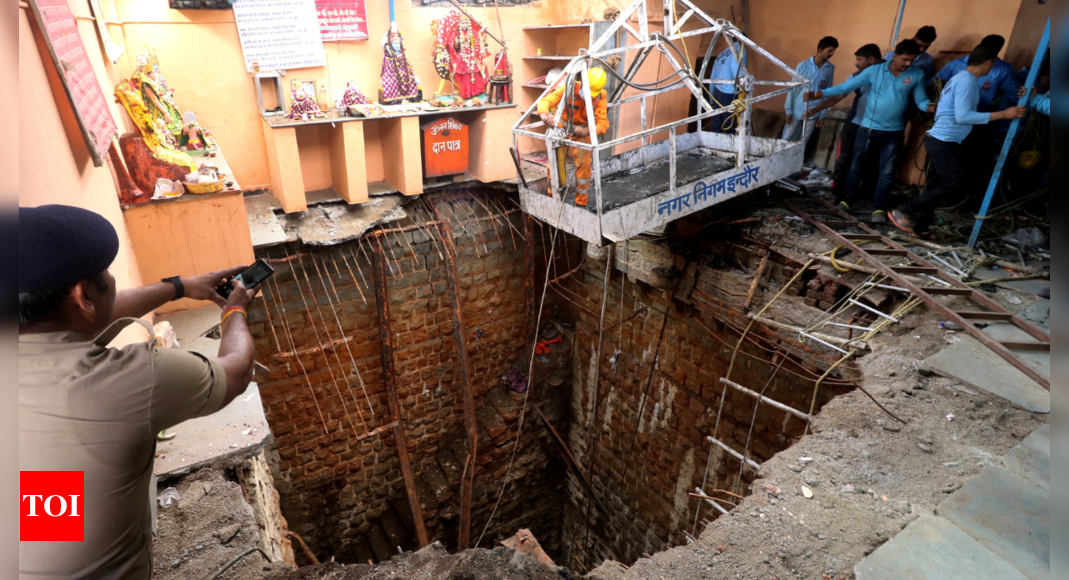 इंदौर मंदिर के 1 किमी के दायरे में तीन और ढकी हुई बावड़ियाँ मिलीं जहाँ 36 की मौत हुई |  भारत समाचार