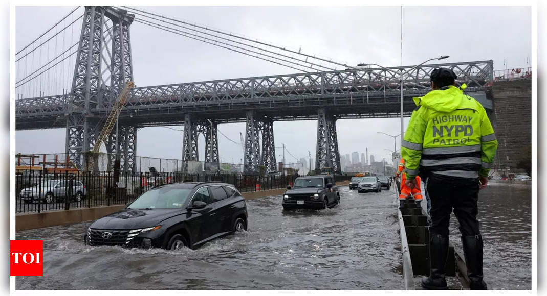 New York stunned & swamped by record-breaking rainfall as more downpours are expected