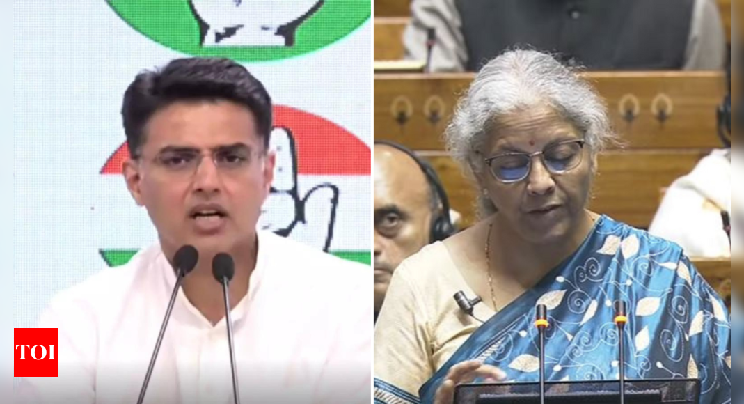 'Sounded like election speech': Sachin Pilot on finance minister's Budget address | India News