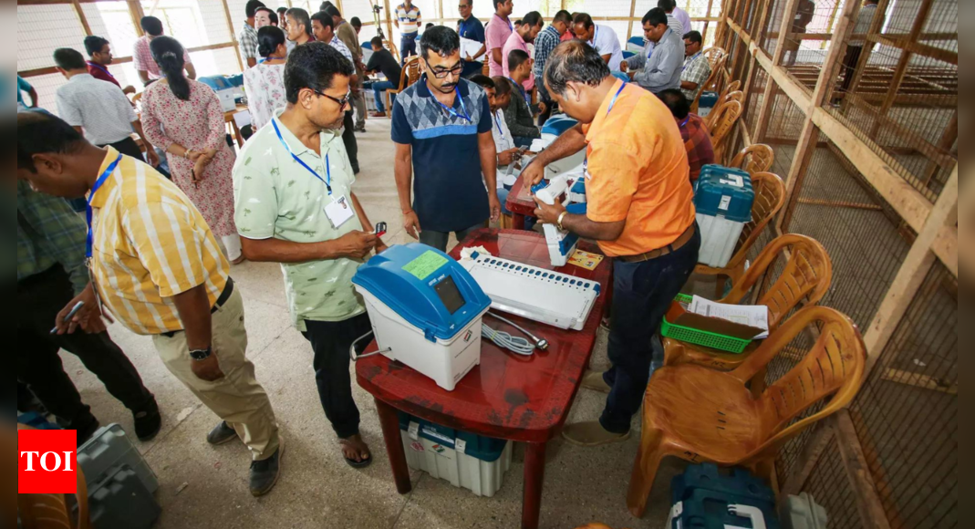 Election officials, EVMs airlifted to four remote polling booths in Arunachal | India News