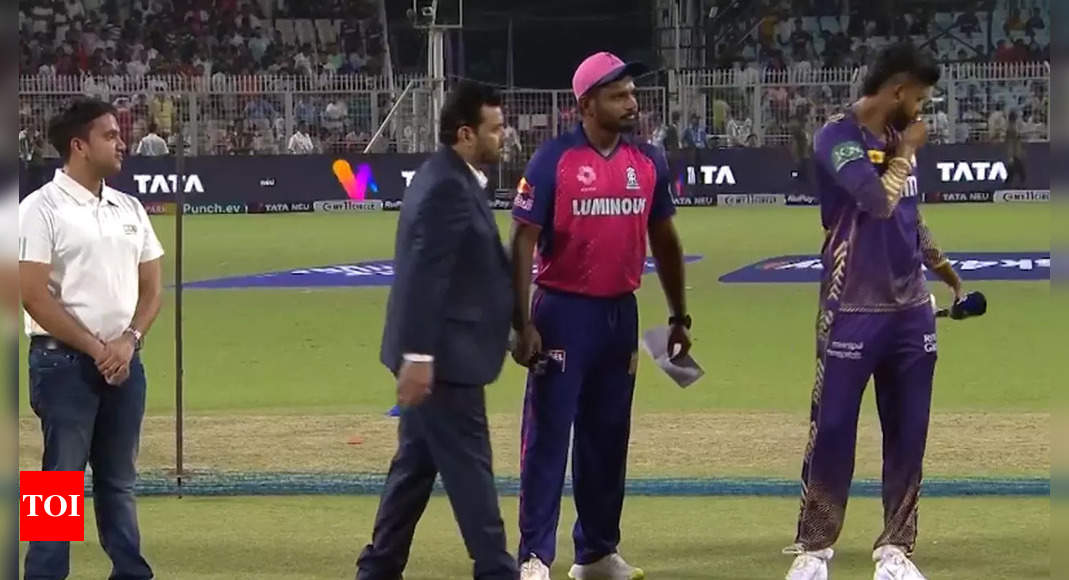 Luck finally eludes Shreyas Iyer! KKR skipper loses toss against RR despite kissing coin before flipping | Cricket News