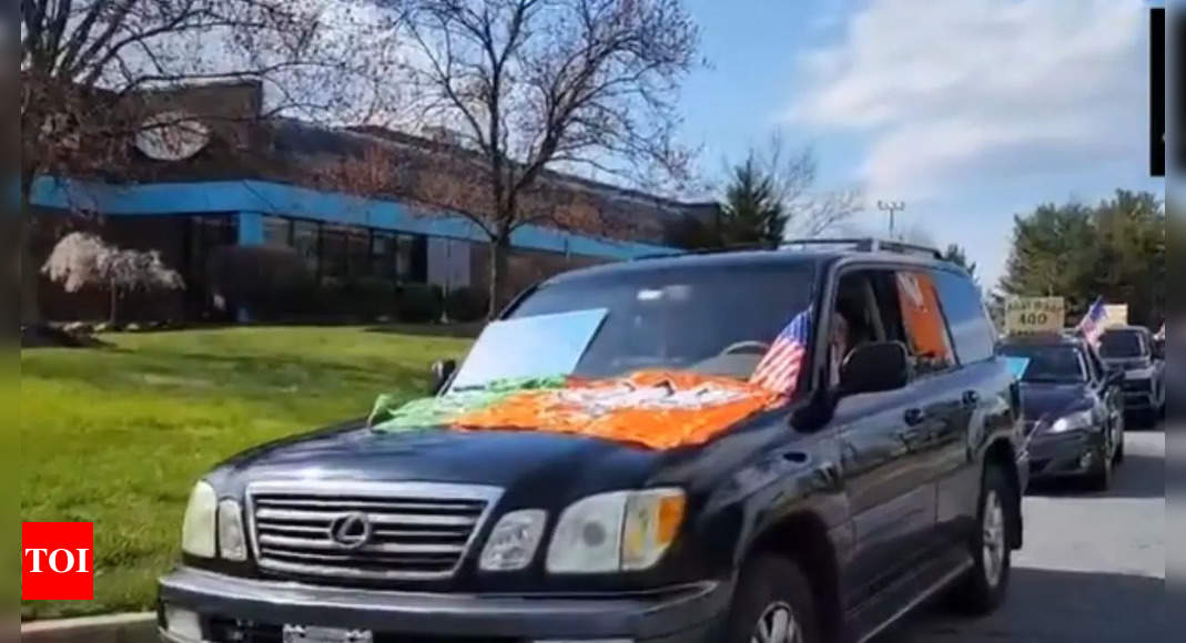 Overseas supporters of BJP organise car rallies in 20 American cities | India News