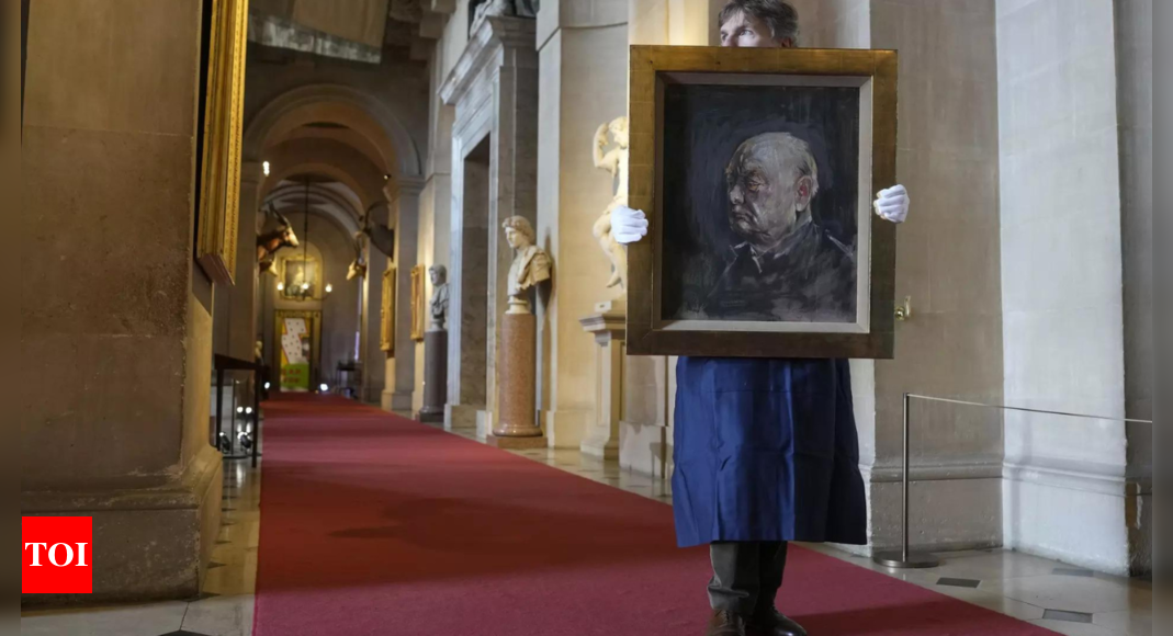 Painting of Winston Churchill by artist whose work he hated is up for auction