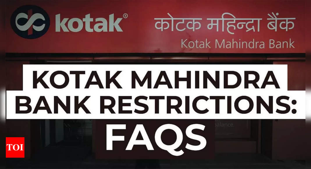 RBI restrictions on Kotak Mahindra Bank: What it means for customer, banking and credit card services - FAQs answered | India Business News