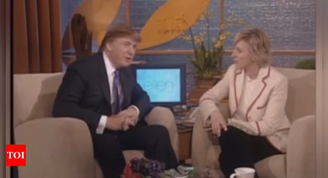 Ellen DeGeners Donald Trump: When Ellen DeGeneres 'offered' Donald Trump her mom to date. Old video goes viral